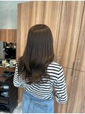 <入佐ひなの>色落ちも楽しめるブリーチなしオリーブベージュ