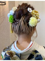 サロンドアンジェ&nbsp;〈成人式〉着付け・ヘア・メイク・レンタル全部一式☆