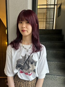 テテ ニコ(tete nico) 【大前晴奈】ルビーカラー×サラ艶ロング