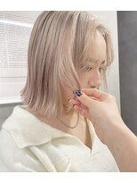 ジーナ(XENA)&nbsp;ケアブリーチ×ハイトーン×ミルクティーベージュ(渋谷)