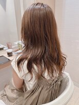 コーエン(cowen)&nbsp;グレージュ大人フェミニンロングワンカール似合わせアラフィフ