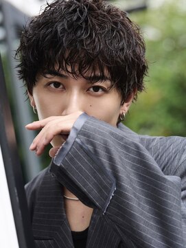 オーシャントーキョー ホワイト 原宿(OCEAN TOKYO WHITE) メンズショートスパイラルパーマ