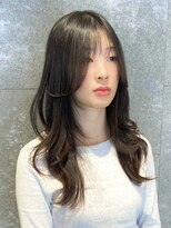 ピークアブー 原宿ハラカド(PEEK-A-BOO) フェイスロングレイヤー海外風ヘアハッシュカット