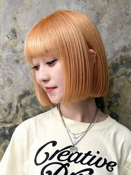 ソル バロール 表参道(SOL .valor) 切りっぱなしボブタッセルボブ顔周りレイヤーボブ外ハネボブ韓国