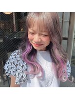 ルフレ 新宿歌舞伎町店(Reflet)&nbsp;インナーカラー/ブリーチ/バイオレットピンク