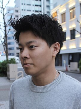 トッド(tod) 【丸の内名古屋】スパイキーショート刈り上げツーブロック眉毛