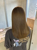 トリニティ(trinity) ハイライトカラーミルクティーベージュケアブリーチダブルカラー