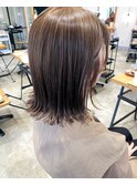 白髪ぼかし極細ハイライト