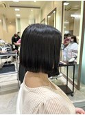 ★艶髪ボブ×ストレートパーマ★【北川】