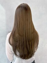 アイティーバイアルバム 下北沢店(IT by ALBUM)&nbsp;顔周りレイヤーロングおくれ毛前髪カット韓国ヘア_ba567372