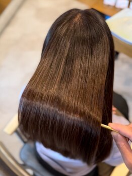グラスヘアリオン(Grous hair lion)の写真/《大人女性が通う髪質改善サロン》未来の髪まで美しく、ただ染めるだけじゃない、5年後を変える艶カラー