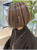30代白髪ぼかしカラー【下北沢/ハイライト/髪質改善】