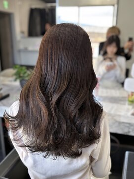 エン 四街道店(en) グレージュブラウン×レイヤーカット［韓国/四街道/髪質改善］