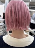 クリアピンク×レイヤーボブ 「村田」