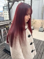 ヘブンリー(heavenly)&nbsp;ワインレッドボルドーレッドチェリーレッド京都駅ブリーチカラー