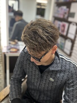 ソレアメンズ(solea men's) 金メッシュツイストスパイラル
