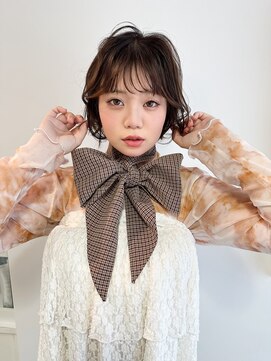 エミュ 中央駅店(eMu) moca brown × ショートボブ