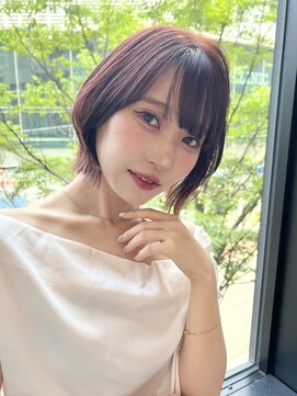 ジアン バイ ミルボン NU茶屋町+(GIEN by milbon) ウルフボブ/くびれボブ/レイヤーボブ/顔まわりレイヤー