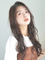 インセプション 銀座(INCEPTION)&nbsp;ロングレイヤー/前髪あり/巻き髪/顔まわりレイヤー/20代/30代