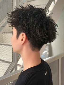 エルマーク 本山(L-MARK) スパイキーショート/短髪/ツーブロック/メンズ/men's