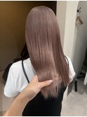 ブリーチありピンクベージュ