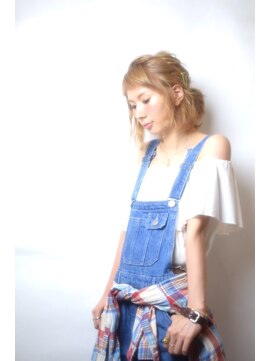 ジゼル(gisele) ガーリーブロンドヘア