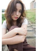 大人カジュアルミディアムレイヤー 「横浜/縮毛矯正/髪質改善」