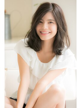 ロゴス バイ リトル(Logos by little) 素髪風のニュアンスロブ