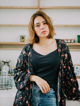 美容室チック 大島店(chic) ミディアムウェービー［大島/大島駅］