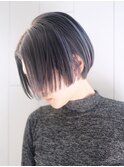 グレーショート_くびれヘアビタミンカラー_ba322561