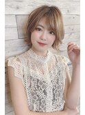外ハネアッシュベージュ[似合わせカット/センター南駅]