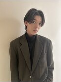 メンズウルフ　リバースショート