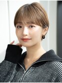前髪ありショートボブ20代30代40代【AIN.表参道】川原大地
