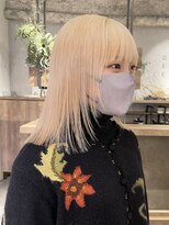 ディッセンバー 渋谷(December) blond color