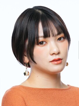 ヘアアンドメイク アース 聖蹟桜ヶ丘店(HAIR&MAKE EARTH) 黒髪クールボブ