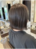 ギリギリ結べる切りっぱなしボブ