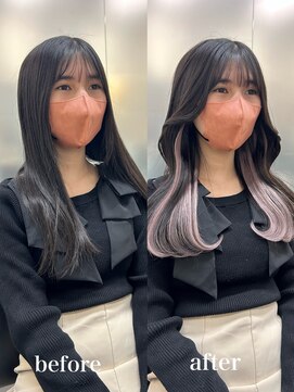 リリー(Lilley) 【lilley 稲永麻衣】インナーエクステ+韓国ヘア 天神/今泉