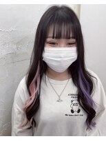 エース(ace)&nbsp;ピンク×ラベンダー　インナーエクステ