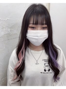 エース(ace) ピンク×ラベンダー　インナーエクステ