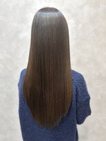 ジーナ 本八幡(Zina)&nbsp;髪質改善＊ロングレイヤーグレーベージュ＊美髪【Zina本八幡】