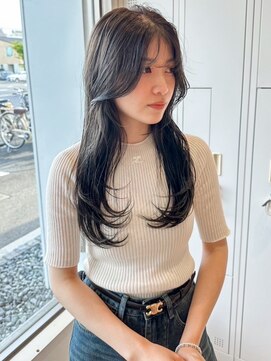 バランス ヘアーアンドアイラッシュ 野田店(balance.) 韓国ヘア×オリーブグレー