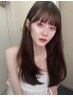 【前髪の癖やうねりが気になる方に♪】前髪縮毛矯正＋前髪カット￥12500