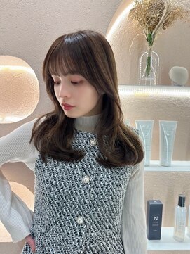ジーナ 西荻窪(Zina) 髪質改善*顔回り似合わせカットセミロング*美髪【Zina西荻窪】