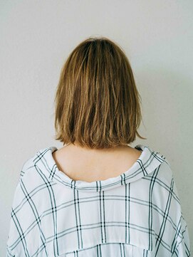 エクファ ヘア リゾート 大津 瀬田店(ex-fa hair resort) 前髪/アンブレラカラー/こなれミディ/イメチェン/ウェーブパーマ