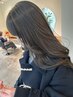 【圧倒的　透明感◎】カット×アディクシーカラー