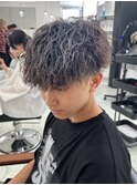 MEN'S HAIR/ダークアッシュ/ニュアンスパーマ/韓国マッシュ