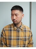 フェードカット　クロップ　スキンフェード