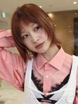 サイン 渋谷(SIGN)&nbsp;渋谷/ボブ/ブリーチ/オレンジ/10代