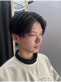 キリッと韓流ストレート眉に韓流センターパートスタイル♪