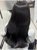 暗髪グレージュ×髪質改善トリートメント
